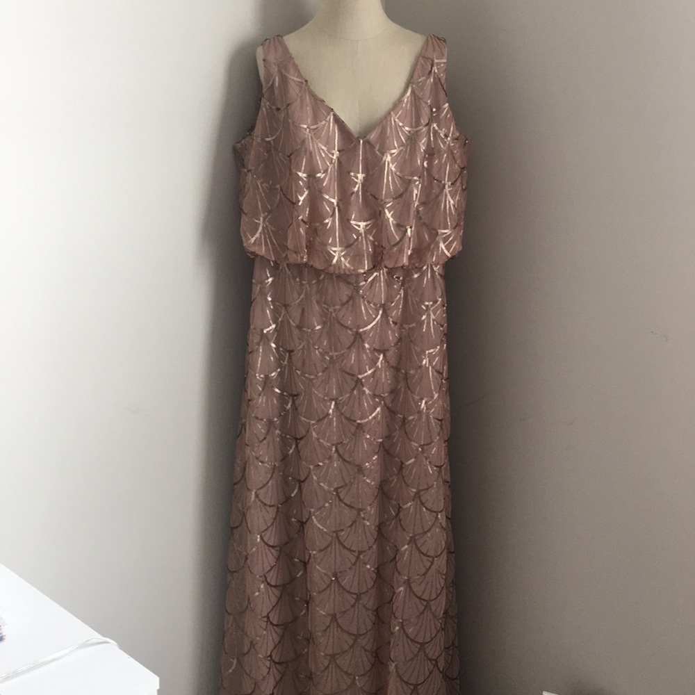 Mermaid sequin formal gown
